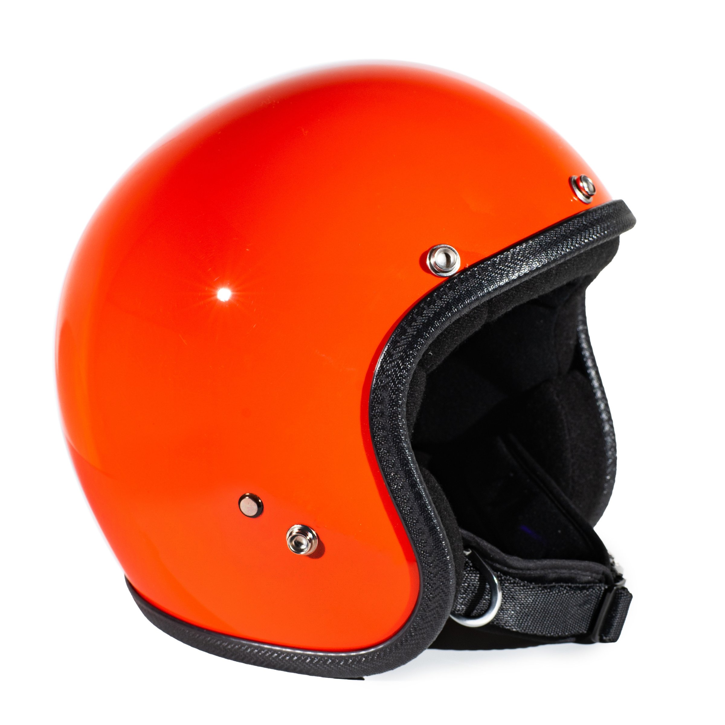 Image of Helm 70'S PASTELLO Vintage, orange, Gr. L, 59-60 Jethelm Jethelm