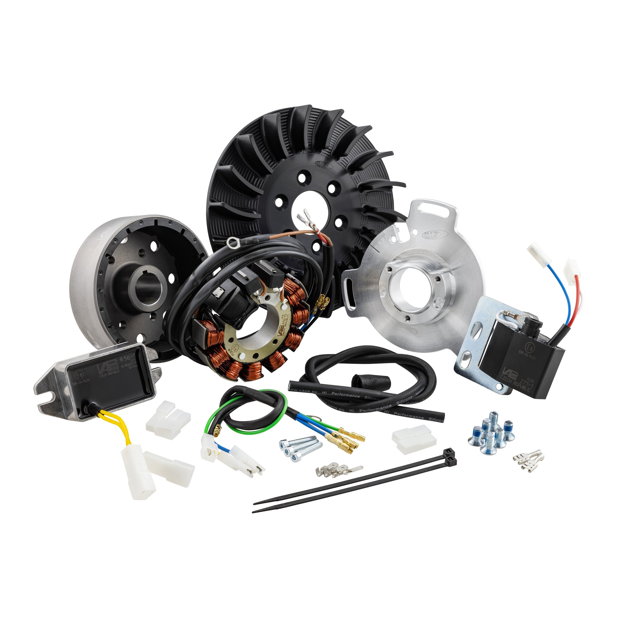 Image of Zündung SIP PERFORMANCE by VAPE Road "Black Edition" 12V AC für Lambretta DL/GP für Lambretta DL/GP