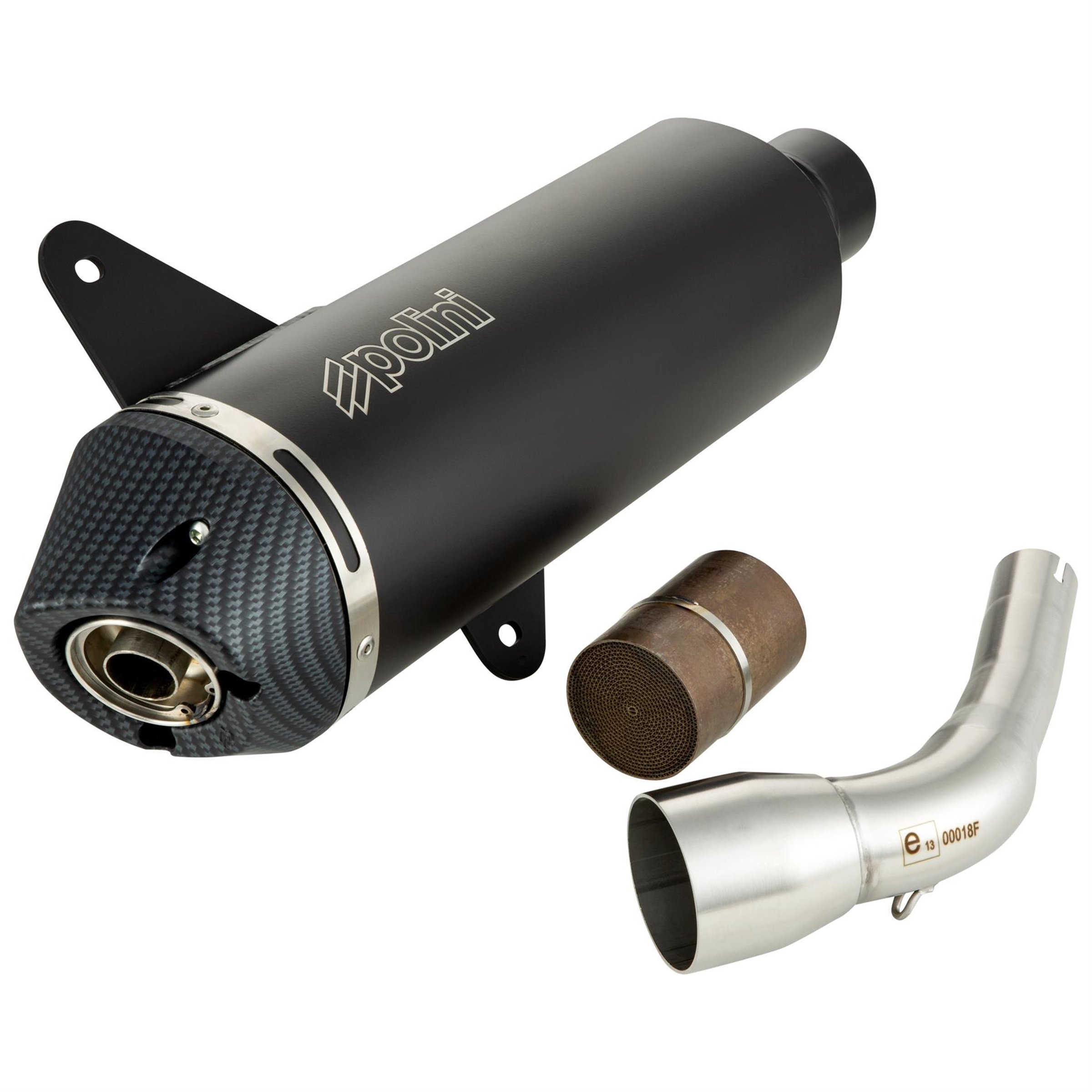 Image of Rennauspuff POLINI 190.0073/K für Vespa GTS/GTS Super/GTV 300ccm (`16-`20) für Vespa GTS/GTS Super/GTV 300ccm (`16-`20)