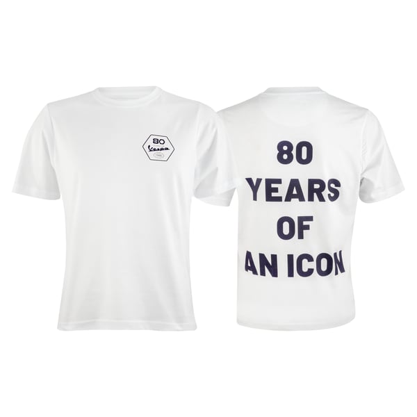 Image of T-Shirt PIAGGIO Tee Vespa 80th Größe: S Unisex