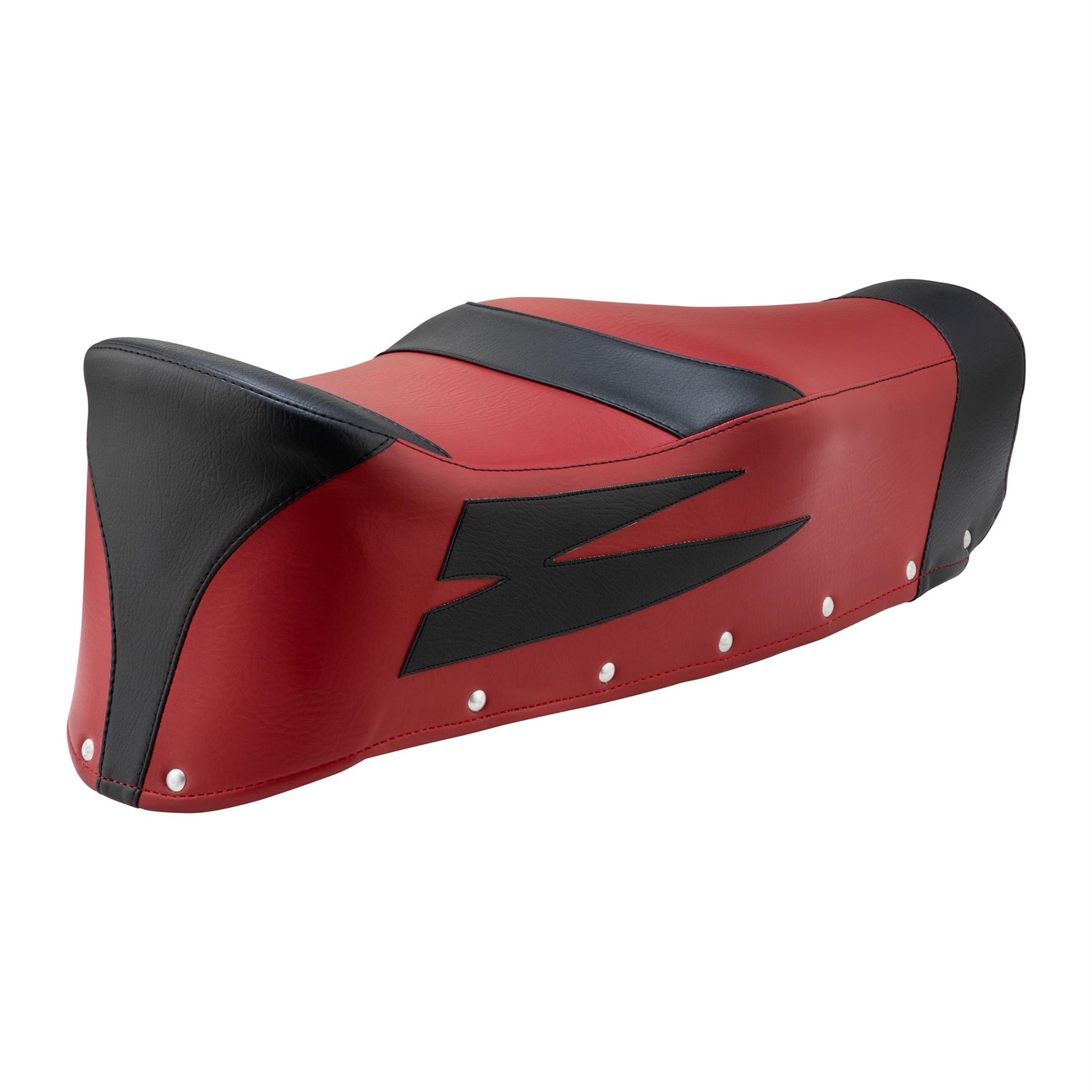 Image of Sitzbank Touring purpurrot RAL 3004/schwarz für Lambretta 125 LI 3°/LIS//DL/GP/150 LI 3°/LIS/SX/DL/GP/175 TV 3°/200 SX/DL/GP für Lambretta 125 LI 3°/LIS//DL/GP/150 LI 3°/LIS/SX/DL/GP/175 TV 3°/200 SX/DL/GP