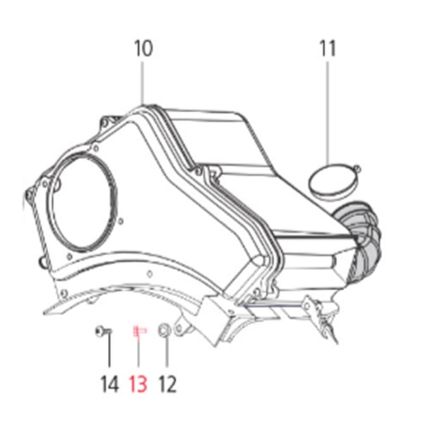 Image of Hülse LML, B-11340740 für LML Star 125-200 4T/Star Deluxe 125-150 4S/Speedy