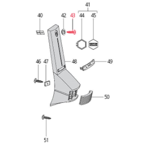 Image of Schraube M4x17 mm, Kreuzschlitz, LML für LML Star 125-200 4T/Star Deluxe 125-150 4S/Speedy