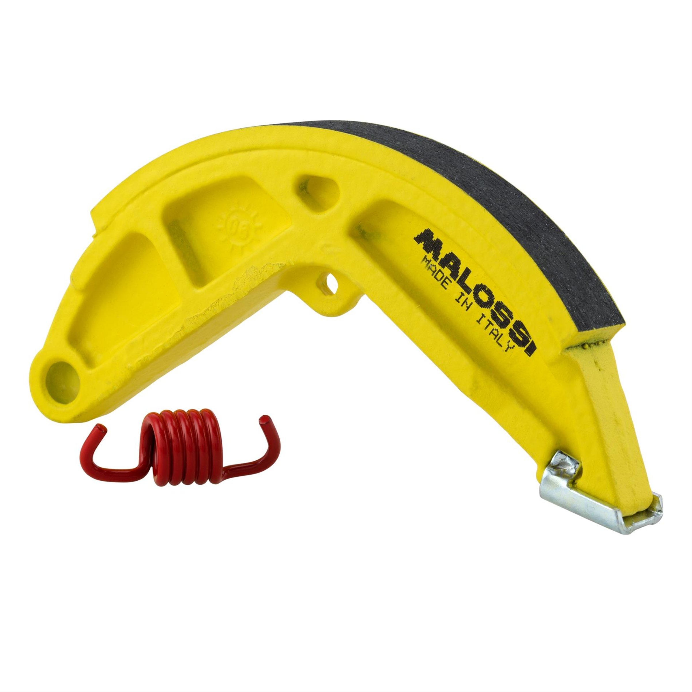Image of Bremsbacken MALOSSI BRAKE POWER hinten 6218165 für ITALJET/PIAGGIO Pack/Bravo/Boss/Boxer/Ciao/Grillo/SI/Superbravo für ITALJET/PIAGGIO Pack/Bravo/Boss/Boxer/Ciao/Grillo/SI/Superbravo