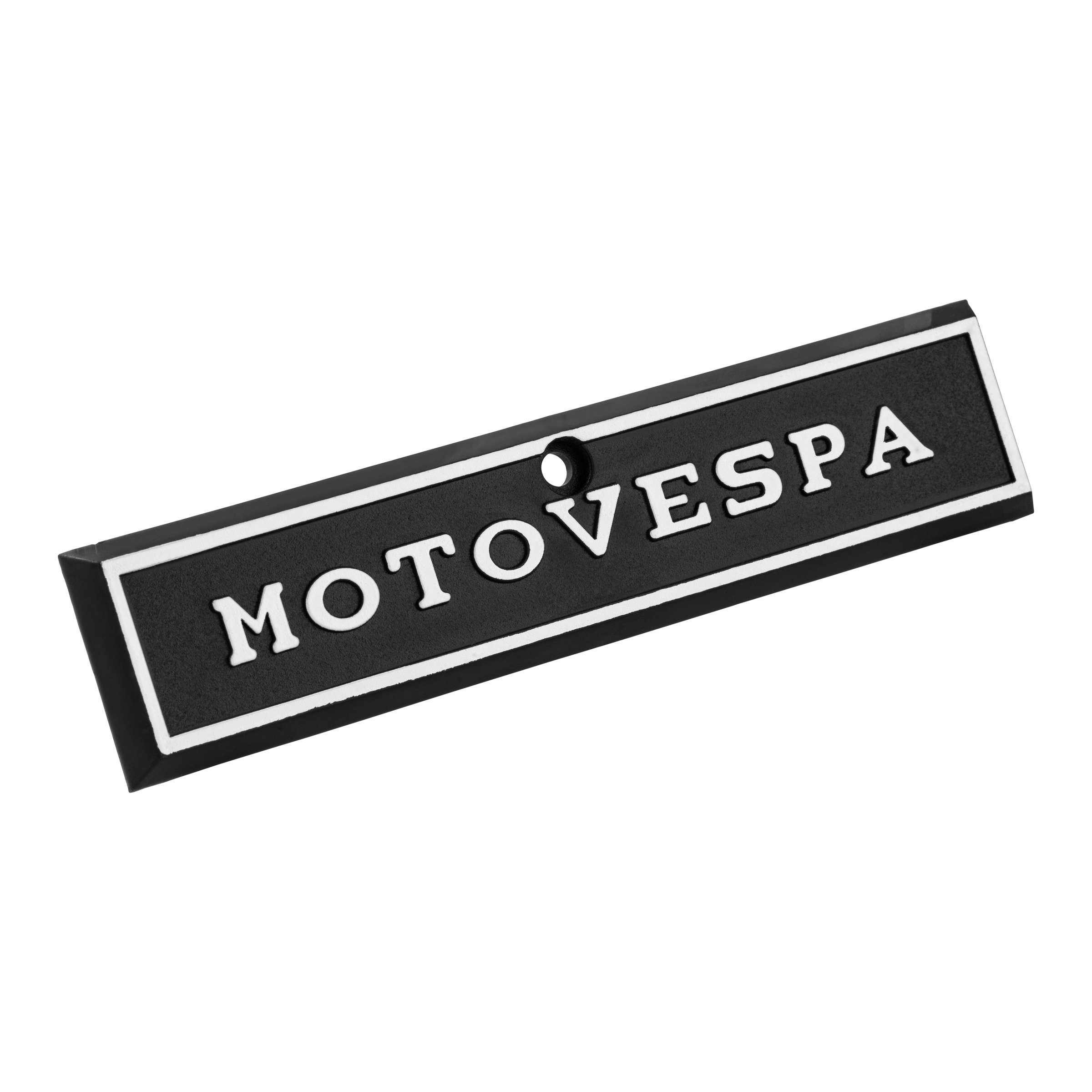 Image of Schriftzug "Motovespa" Kaskade für Vespa P80-150X/PX80-200E/Lusso 1°/P150S/P200E für Vespa P80-150X/PX80-200E/Lusso 1°/P150S/P200E