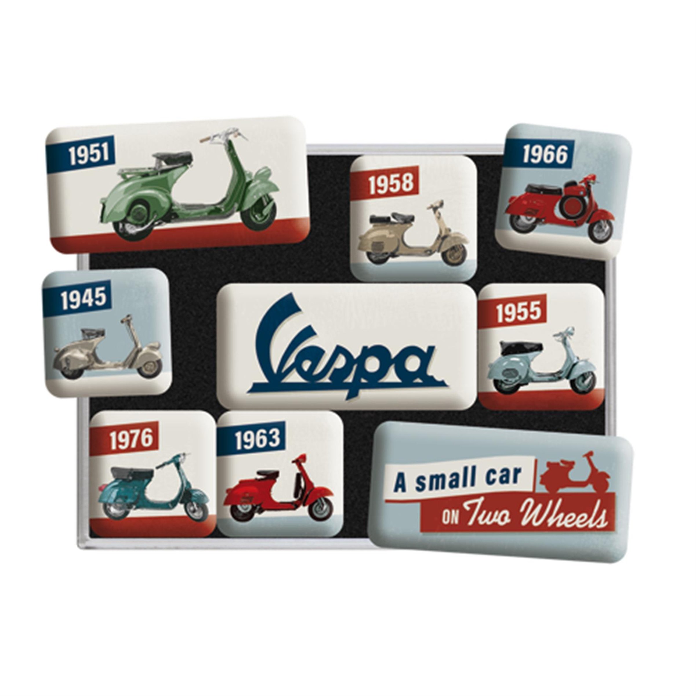 Image of Magnete Set mit Motiv Vespa