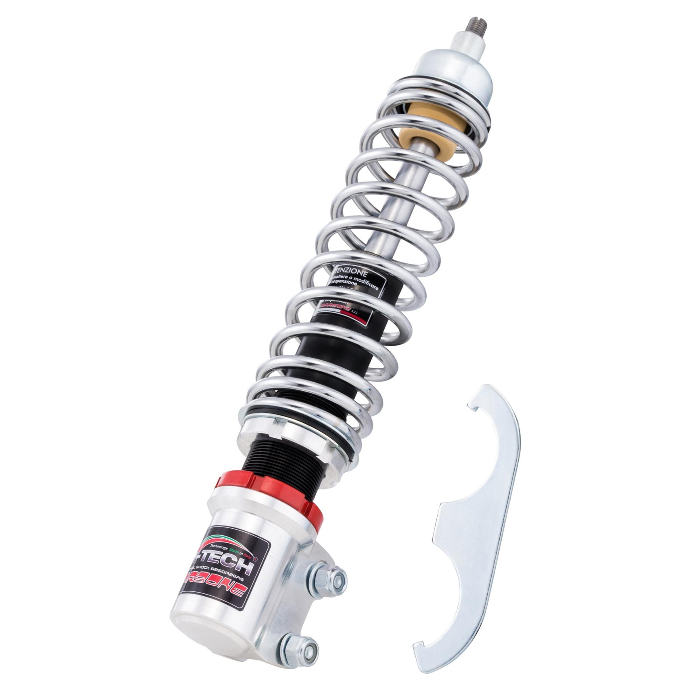 Image of Stoßdämpfer CARBONE Sport 6022.003/H vorne für Vespa P80-150X/P200E/PX80-200E/Lusso/'98/MY/'11/T5 für Vespa P80-150X/P200E/PX80-200E/Lusso/'98/MY/'11/T5