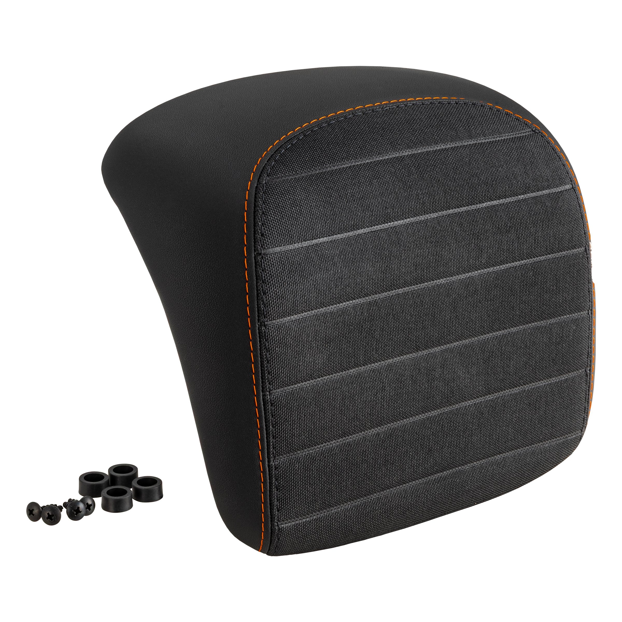 Image of Rückenlehne PIAGGIO schwarz, orange Naht CM347107 für Top Case FMS 2025 für Vespa GTS/​​GTS Super/​​GTV/​​GT 60, 125-310ccm GTS Super Sport für Vespa GTS/​​GTS Super/​​GTV/​​GT 60, 125-310ccm GTS Super Sport