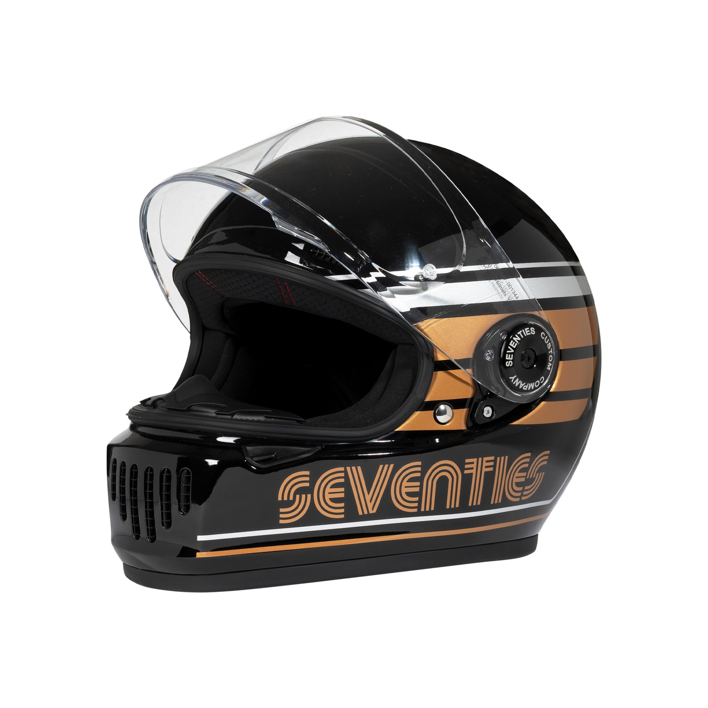 Image of Helm 70'S GT - Gran Turismo, schwarz, Gr. L, 59-60 cm Integralhelm Integralhelm