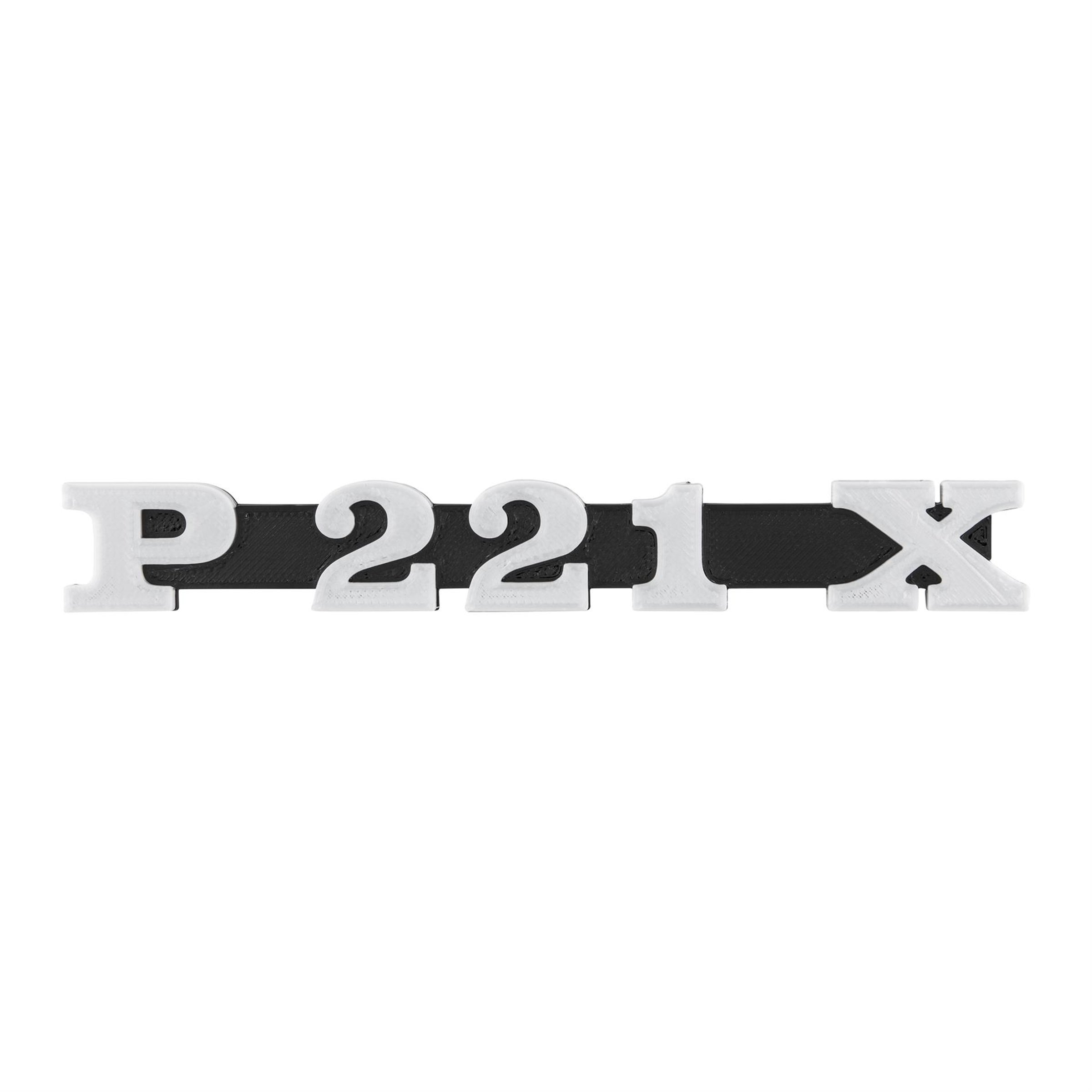 Image of Schriftzug V.TEC P221X Seitenhaube links für Vespa P125-150X/P200E für Vespa P125-150X/P200E