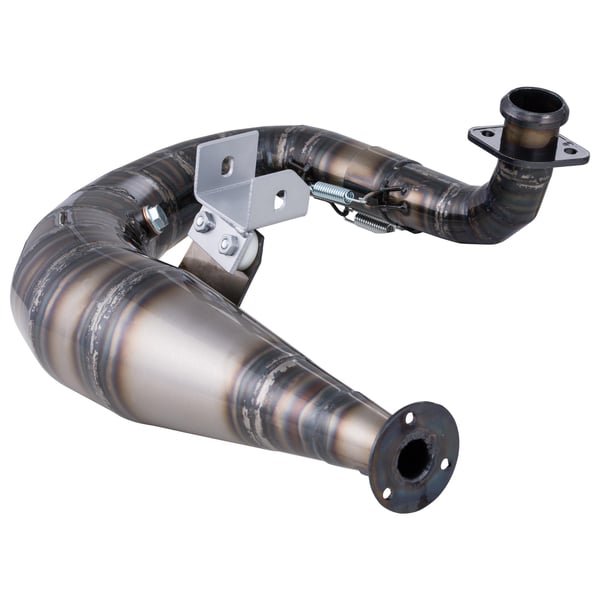 Image of Rennauspuff SIP PERFORMANCE MUSTANG Design by NORDSPEED, Stahl klarlackiert, Dämpfer: OHNE Endschalldämpfer für Vespa T5