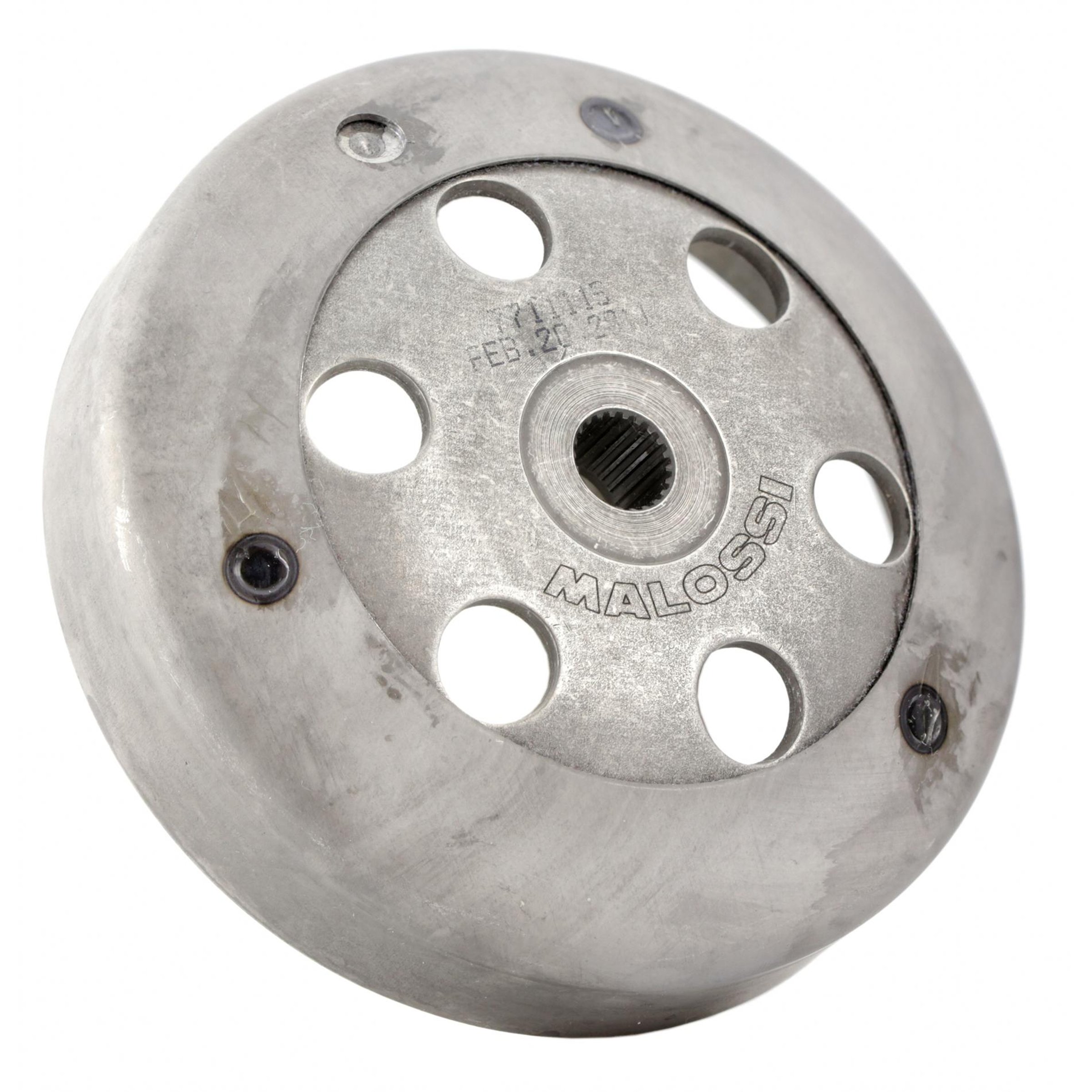 Image of Kupplungsglocke MALOSSI Maxi Clutch Bell 7713368 für APRILIA Leonardo/BENELLI Velvet/ITALJET Jupiter/Millennium/MALAGUTI Madison/MBK Cityliner i.e./Doodo/Skycruiser/Skyliner/Thunder/YAMAHA Majesty -'99/Maxster/Teo's/X-City/X-Max für 125ccm i.e/150ccm 4T L