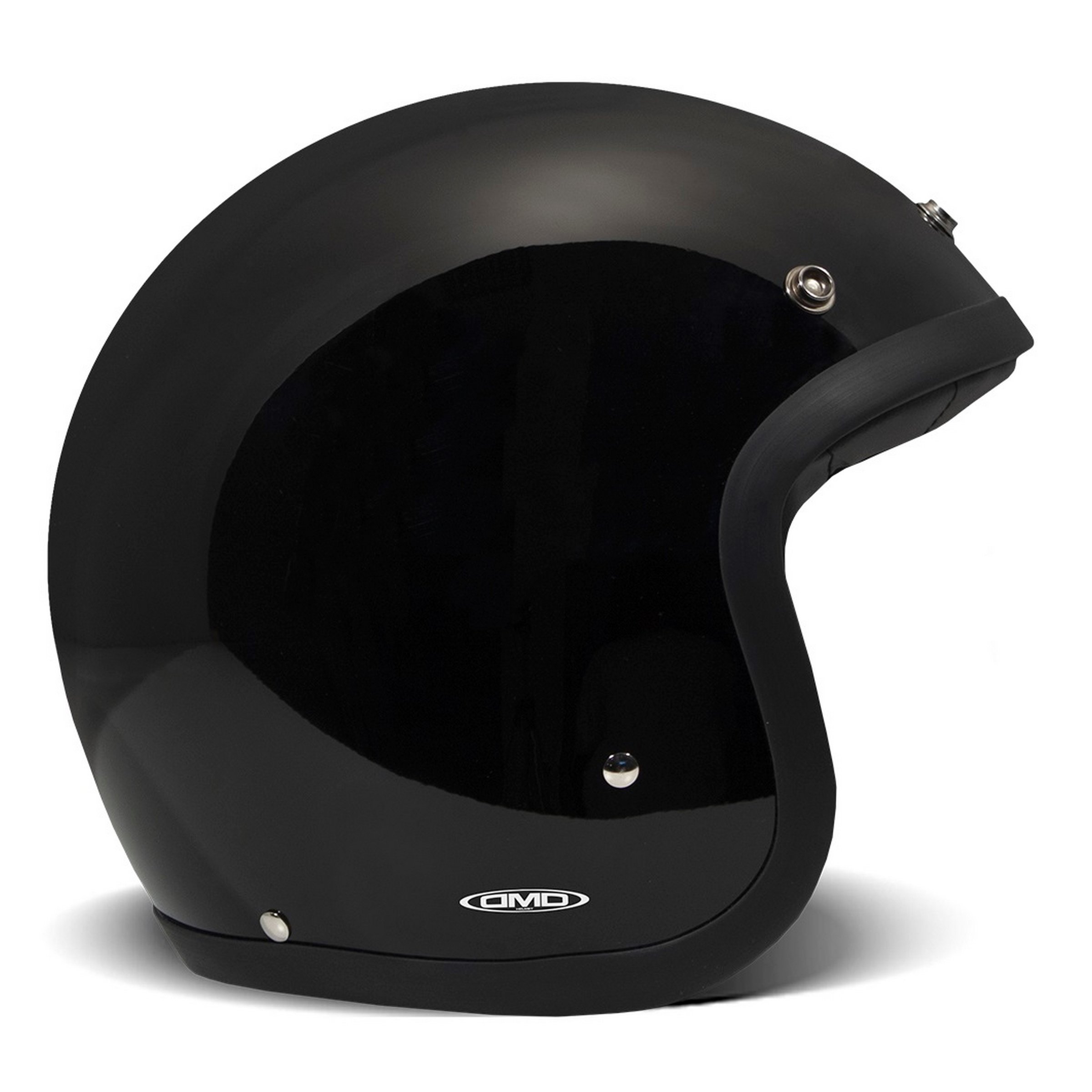 Image of Helm DMD RETRO, schwarz glänzend, Gr. M, 56-57cm Jethelm Jethelm