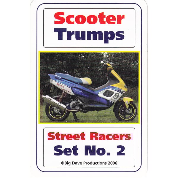 Image of Kartenspiel SCOOTER TRUMPS "Street Racers - Set No. 2"