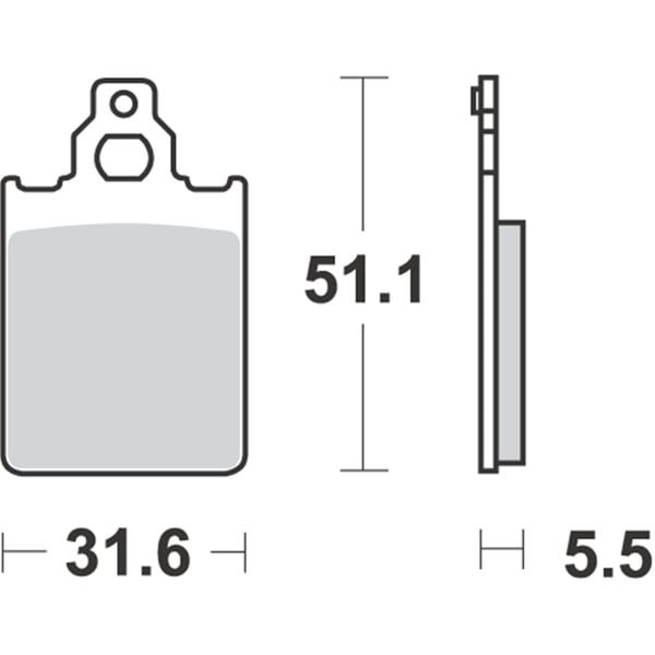Image of Bremsbeläge GALFER S21 498414 - C-4721834