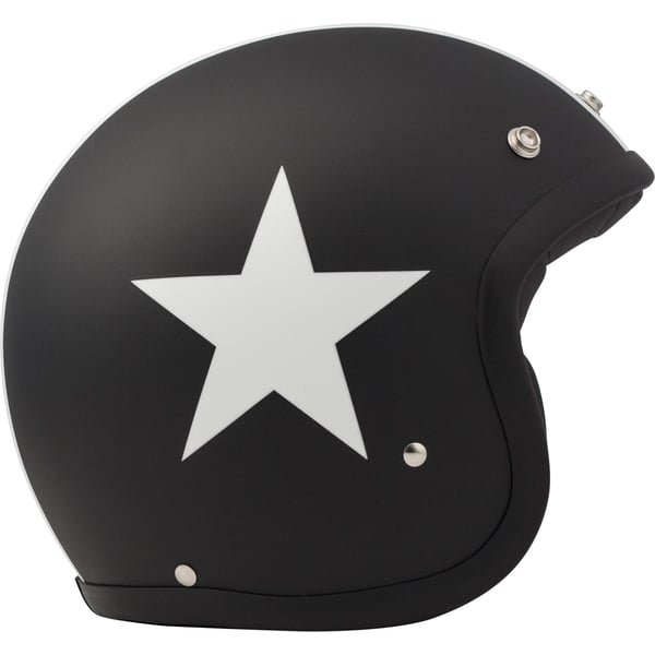Image of Helm DMD Vintage Star Black, schwarz matt, Gr. L, 58cm Jethelm