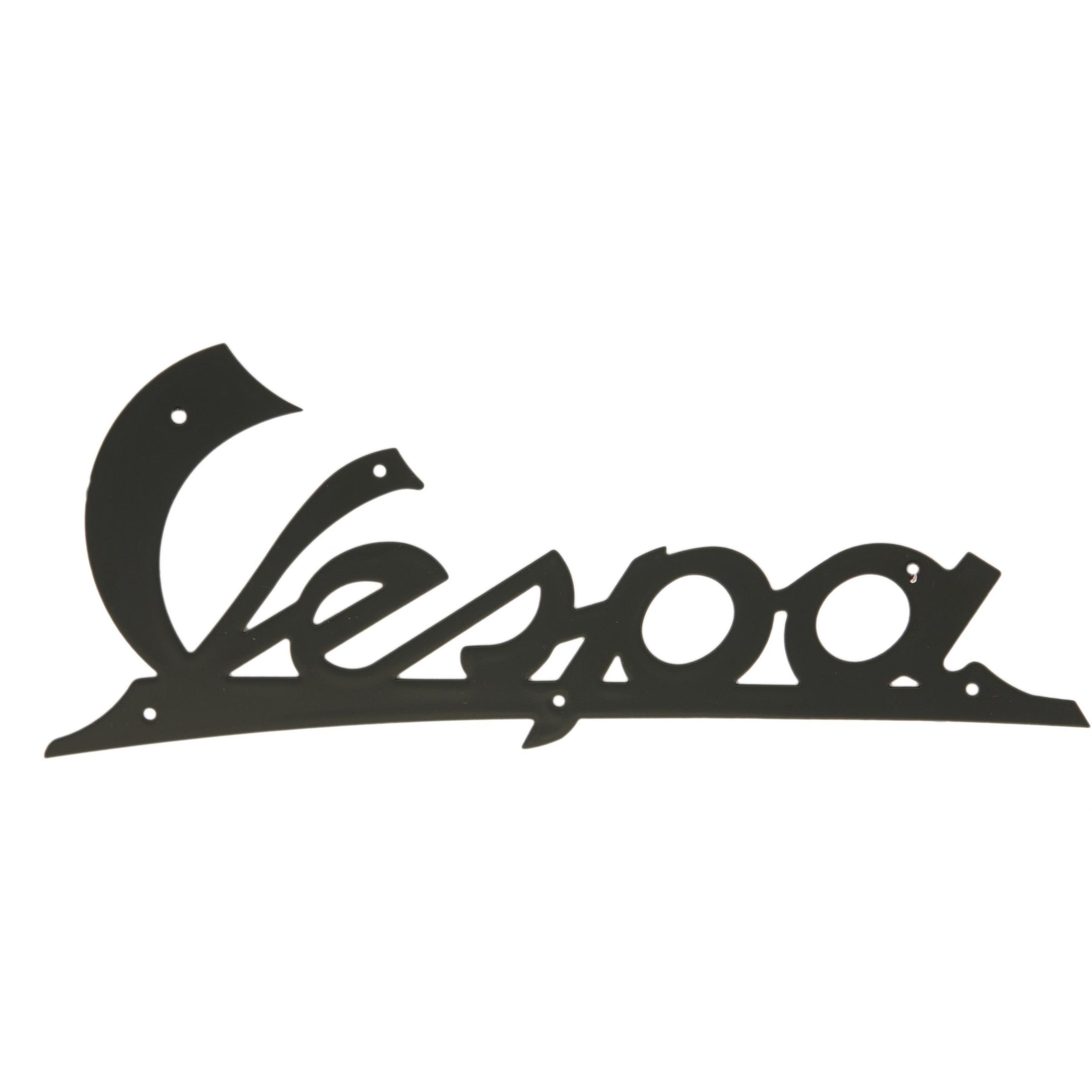 Image of Schriftzug PASCOLI "Vespa" Beinschild vorne für Vespa 125 VN1 01950 -> VN2T für Vespa 125 VN1 01950 -> VN2T