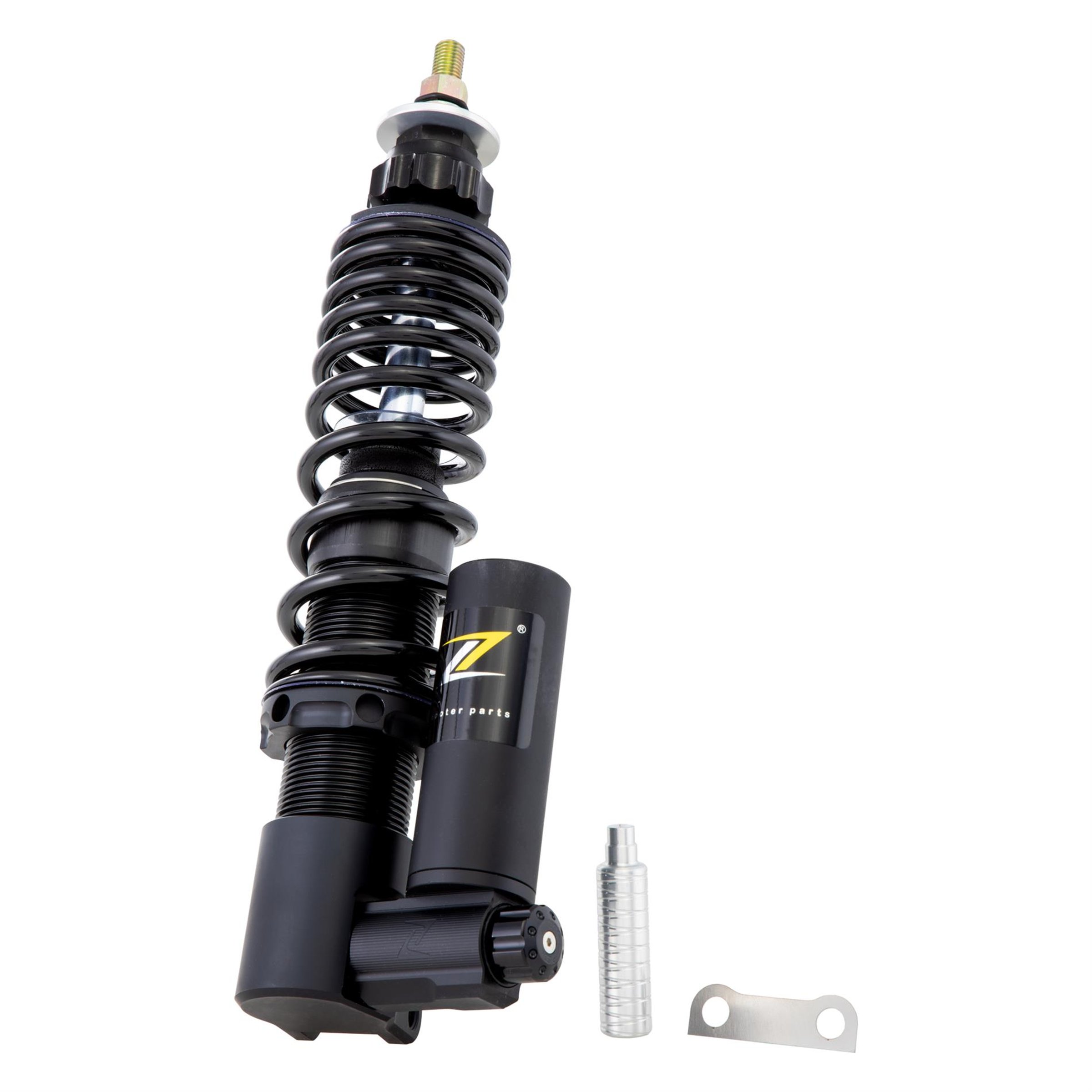 Image of Stoßdämpfer ZELIONI "Black Edition" vorne für Vespa GTS/GTS Super /GTV/GT60/GT/GT L 125-300ccm ('03-'13/'17-`22) für Vespa GTS/GTS Super /GTV/GT60/GT/GT L 125-300ccm ('03-'13/'17-`22)