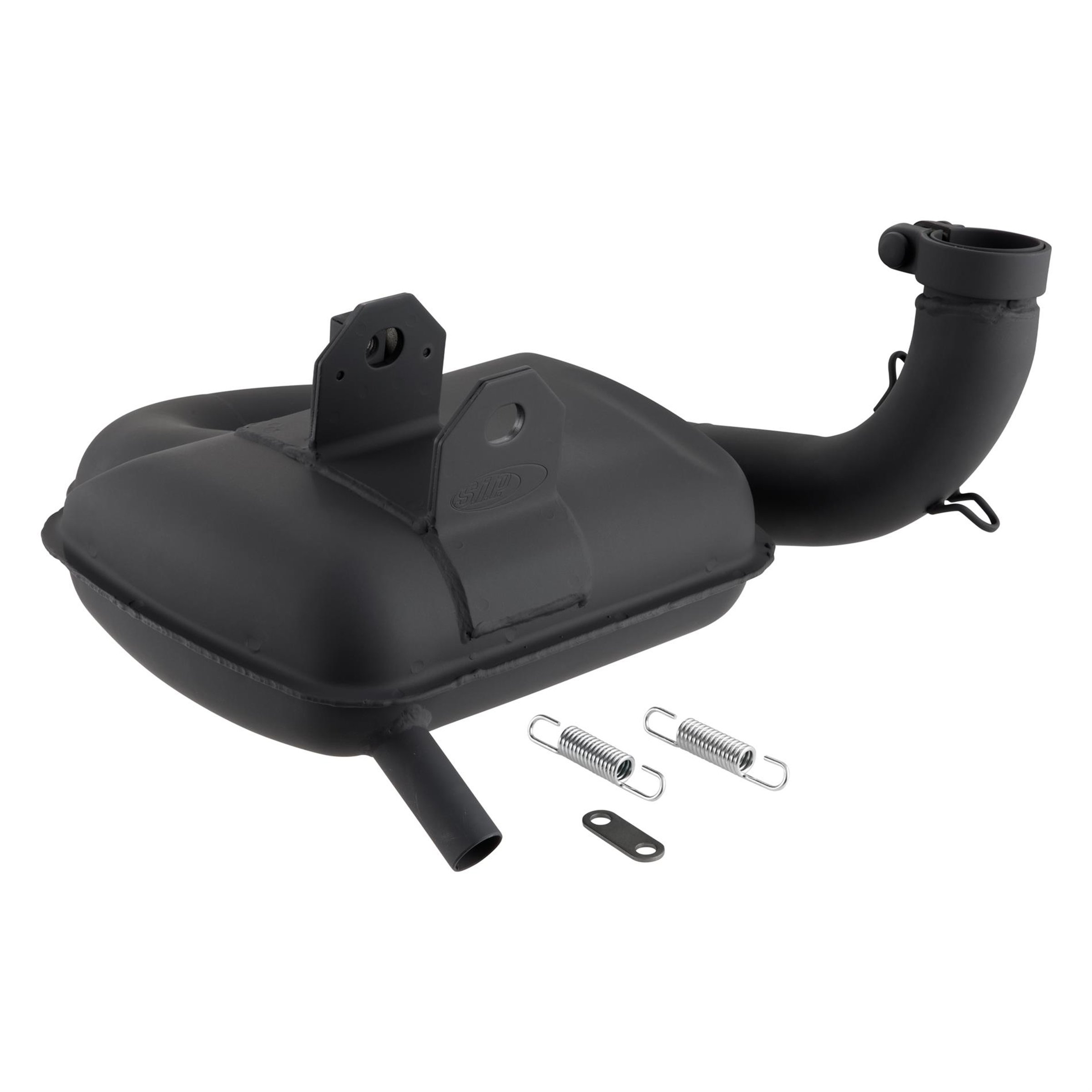Image of Rennauspuff SIP ROAD 3.0, Material: Stahl schwarz für Vespa 125 VNA-TS/150 VBA-Sprint/PX80-150/PE/Lusso für Vespa 125 VNA-TS/150 VBA-Sprint/PX80-150/PE/Lusso für Vespa 125 VNA-TS/150 VBA-Sprint/PX80-150/PE/Lusso