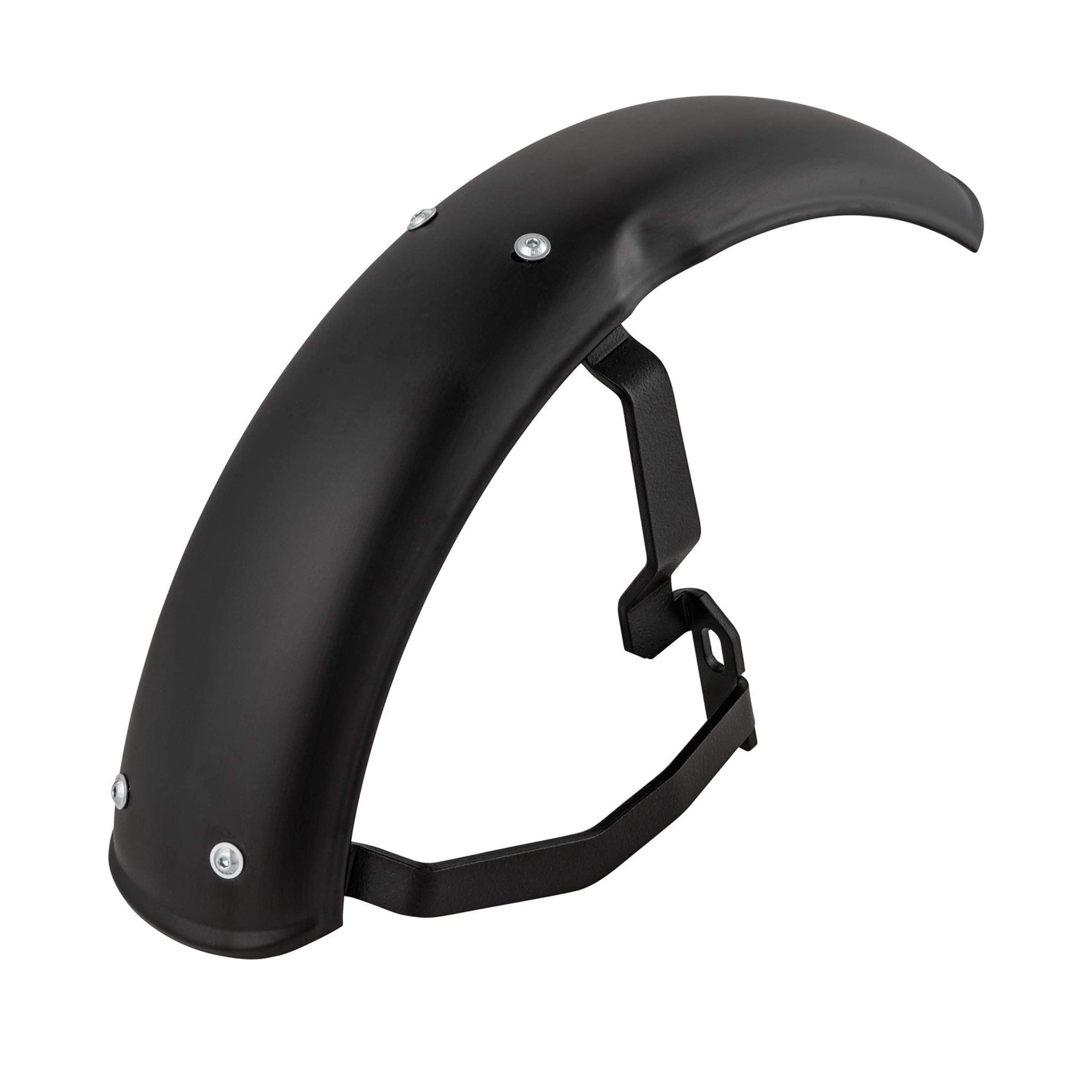 Image of Kotflügel SIP Garelli 2.0, vorne Material: Metall schwarz matt für Vespa PK50-125 S/XL/XL2/Automatica/PX80-200/PE/Lusso/`98/MY/T5 für Vespa PK50-125 S/XL/XL2/Automatica/PX80-200/PE/Lusso/`98/MY/T5