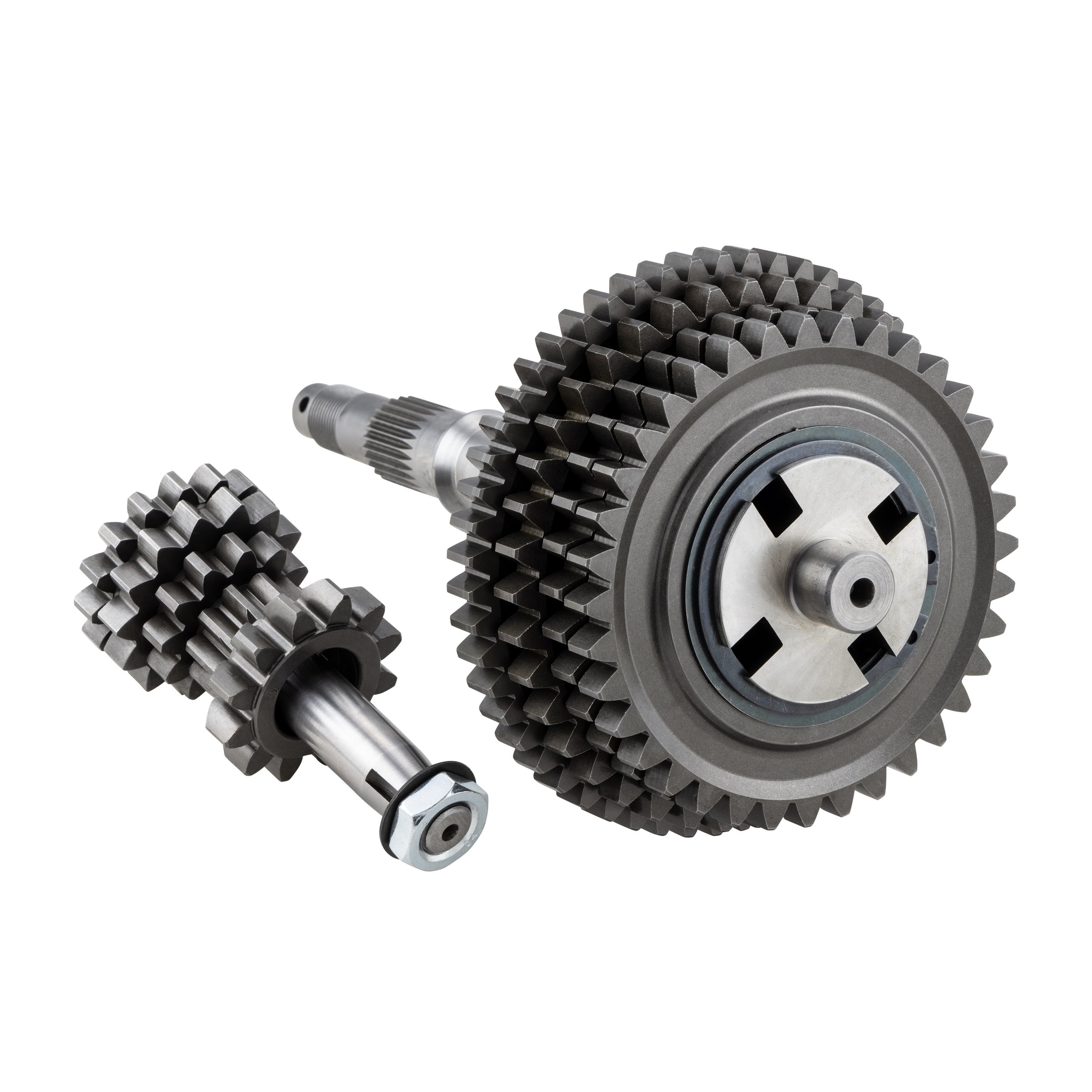 Image of Getriebekit Z 11-12-14-16/36-37-40-55 BENELLI Neutral Up 4-Arm, 4 Gänge für Vespa 50-125/PV/ET3/PK50-125/S/XL/XL2 für Vespa 50-125/PV/ET3/PK50-125/S/XL/XL2