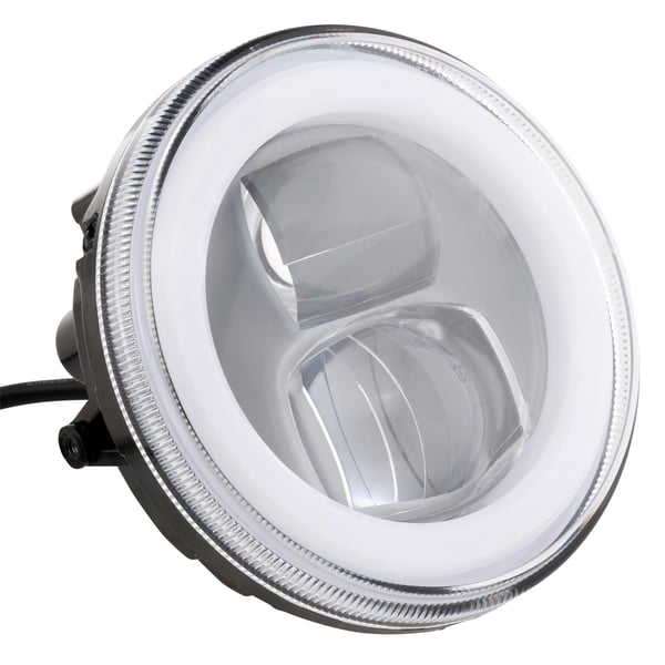 Image of Scheinwerfer LED rund Ø 120 mm für Vespa 50 SS/90 SS/125 PV/ET3/Super/VNB3-6/150 Super/VBA/VBB/VGLA-B/GS VS5/160 GS/Lambretta