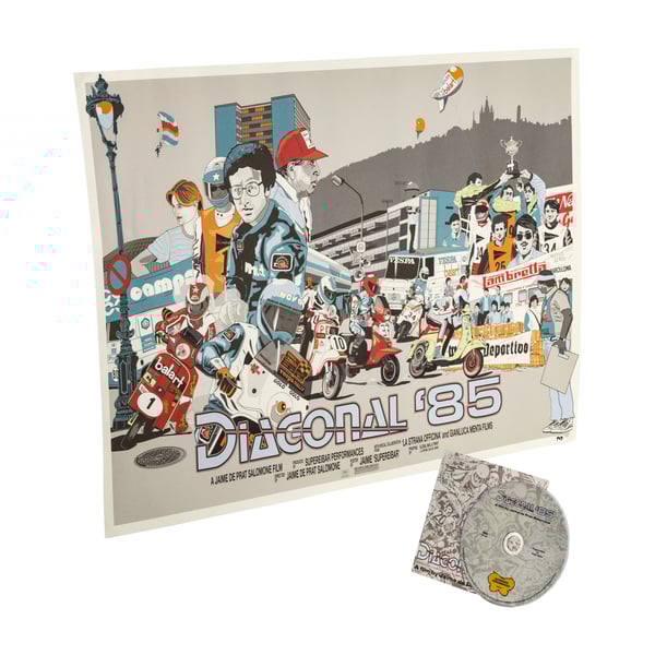 Image of Poster/DVD Set Diagonal `85 Stadtrennen Barcelona