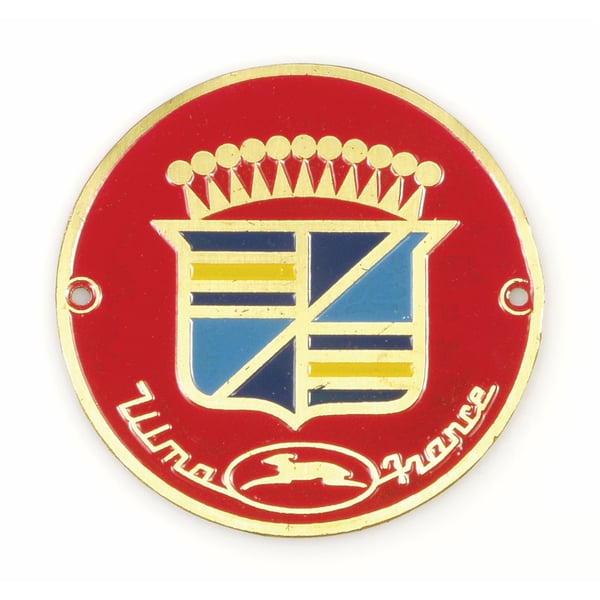 Image of Emblem "ULMA France" Beinschild/Radkappe
