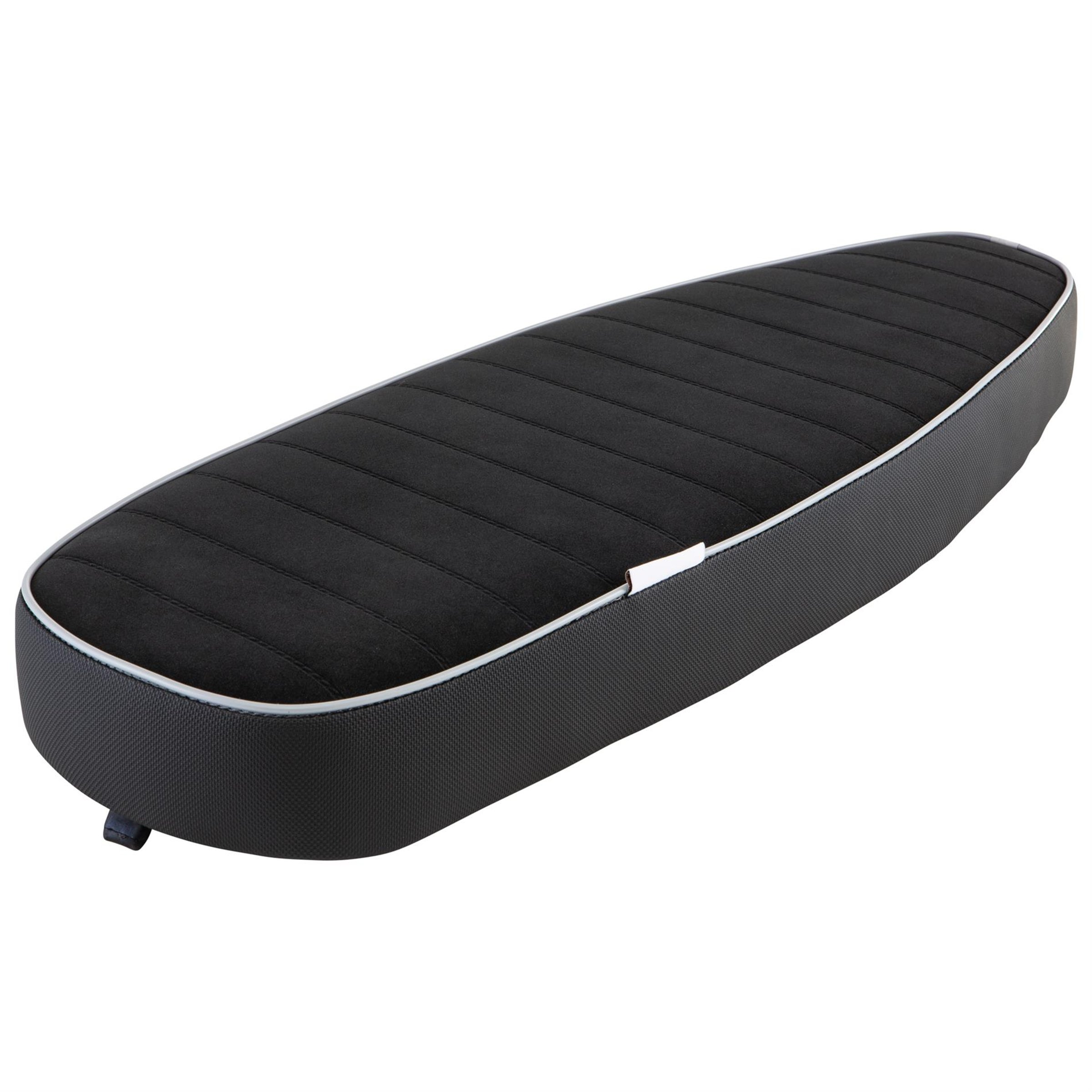 Image of Sportsitzbank NISA Sport Touring schwarz abgesteppt / Seite genarbt für Vespa PX80-200/PE/Lusso/PX'98/MY für Vespa PX80-200/PE/Lusso/PX'98/MY
