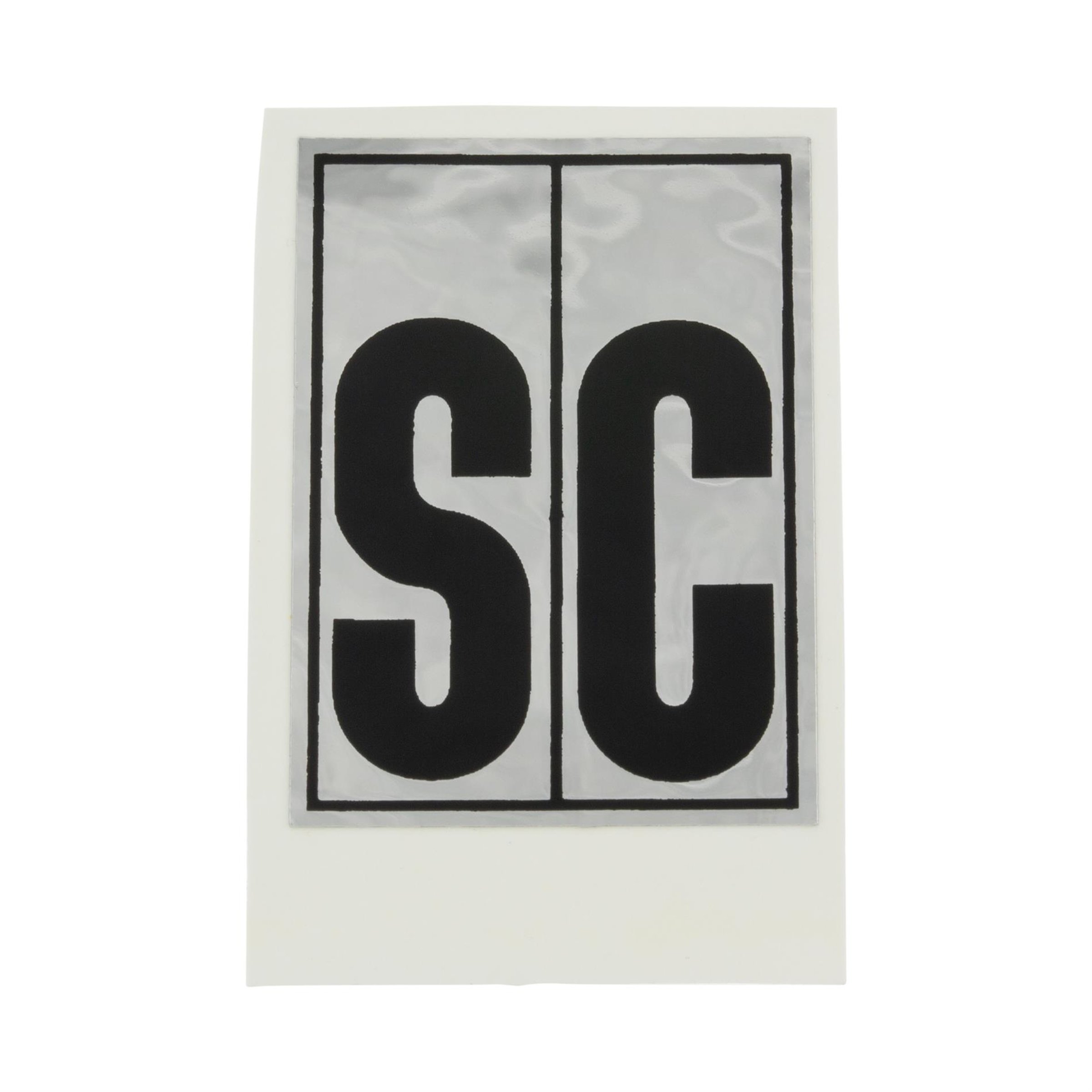 Image of Schriftzug "SC" Kotflügel hinten 140341 für PIAGGIO CIAO SC 50ccm 2T AC für PIAGGIO CIAO SC 50ccm 2T AC