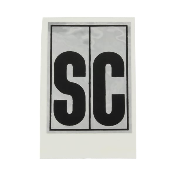 Image of Schriftzug "SC" Kotflügel hinten 140341 für PIAGGIO CIAO SC 50ccm 2T AC