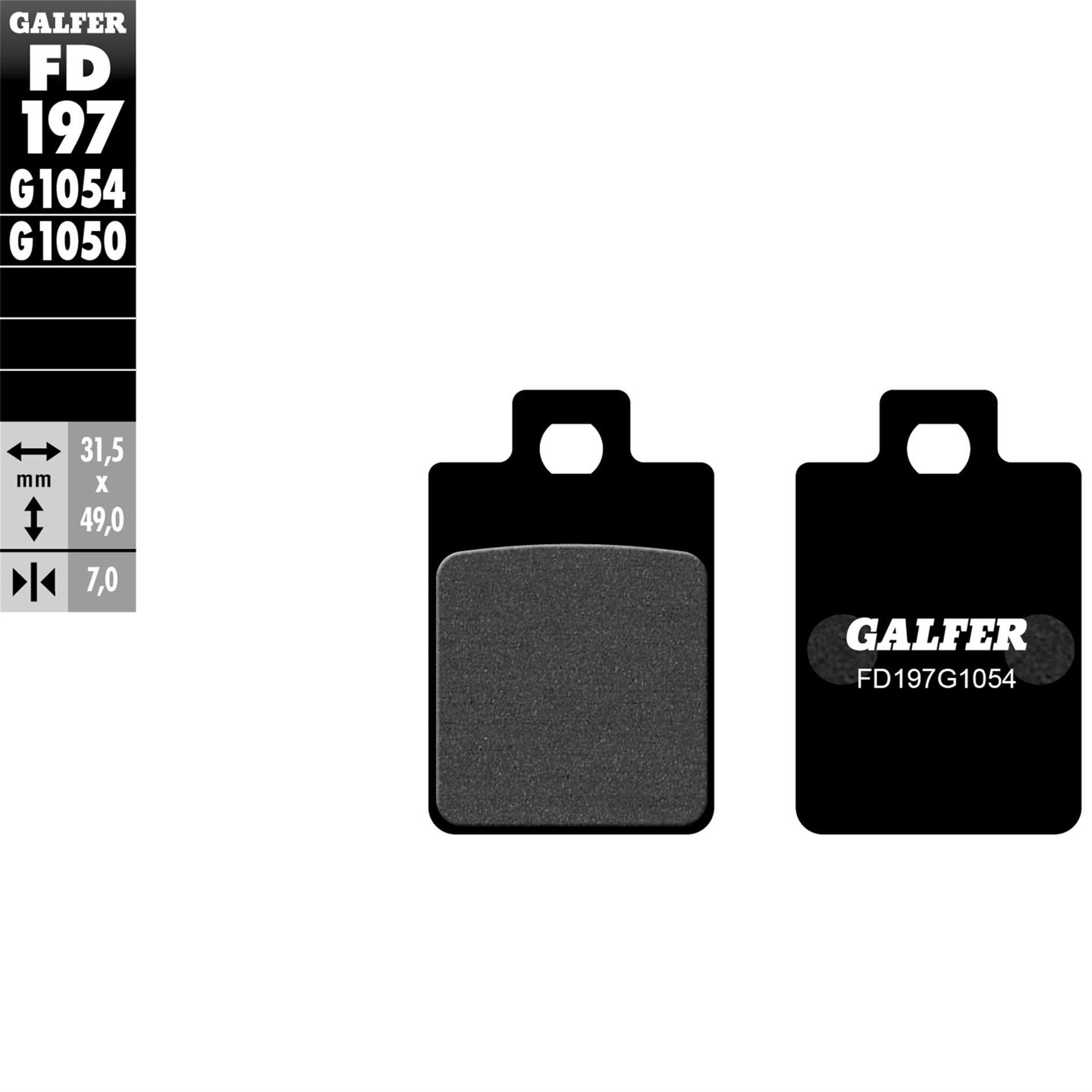 Image of Bremsbeläge GALFER SPORT S29