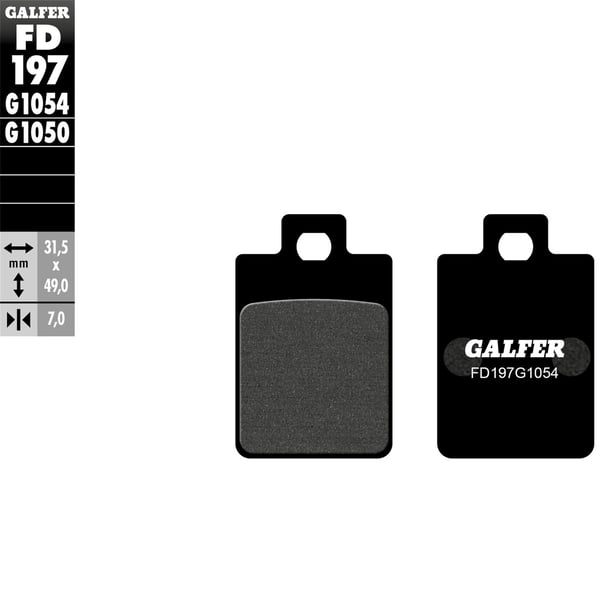 Image of Bremsbeläge GALFER SPORT S29