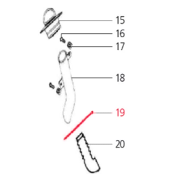 Image of Kabelbinder LML, Ansaugschlauch, SF514-0340 für LML Star 200 4T