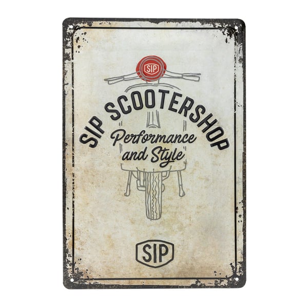 Image of Blechschild SIP mit Motiv Destination