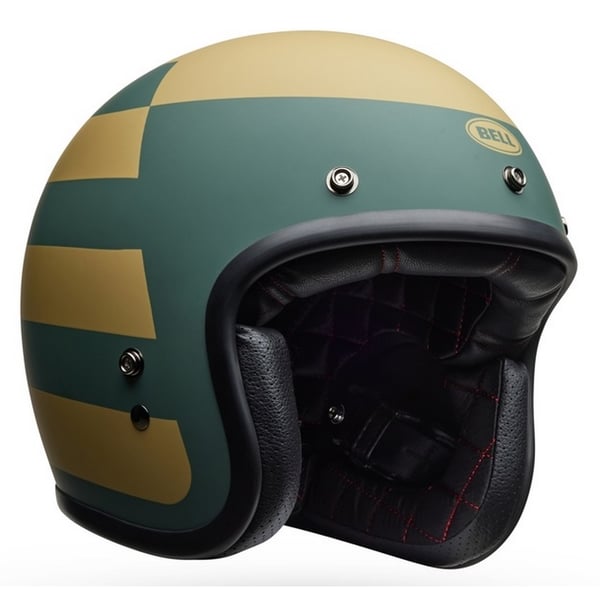 Image of Helm BELL Custom 500 Parlor, grün/gold matt, Gr. S, 55-56cm Jethelm