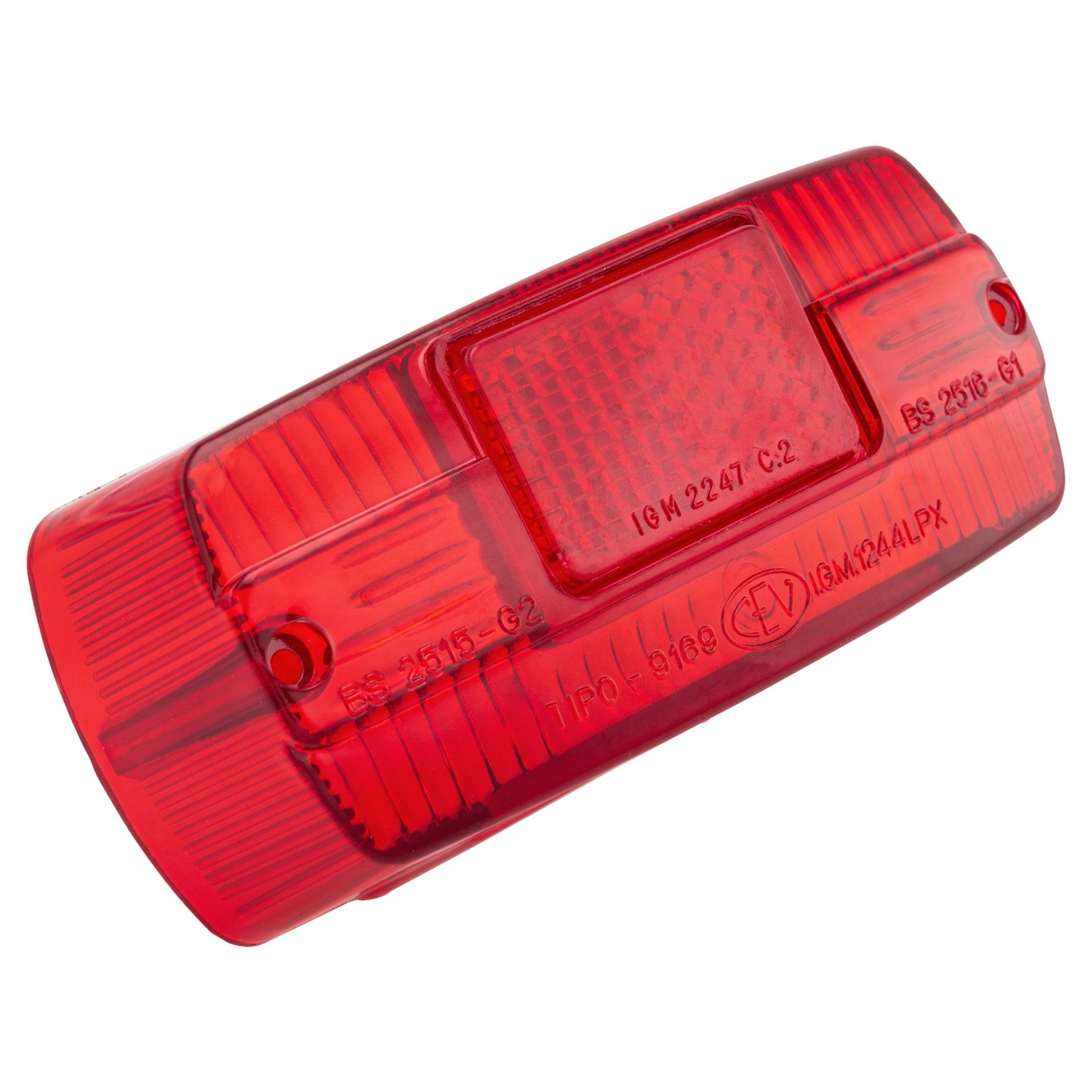Image of Rücklichtglas 19083180 für Lambretta 125 LI 3°/LIS/150 LI3°/LIS/SX/175 TV 3°/200 TV/SX für Lambretta 125 LI 3°/LIS/150 LI3°/LIS/SX/175 TV 3°/200 TV/SX