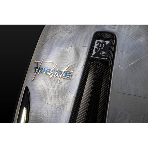 Image of Emblem SIP 30 Jahre 4-Eck Kaskade für Vespa PX125-200 MY/2011 für Vespa LX/LXV/S/Primavera/Sprint/GTS/GTS Super/GTV/GT 60/GT/GT L/946 50-300ccm