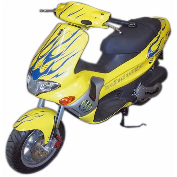 Image of Aufkleberdekorset mit Motiv "Flammen" für GILERA Runner