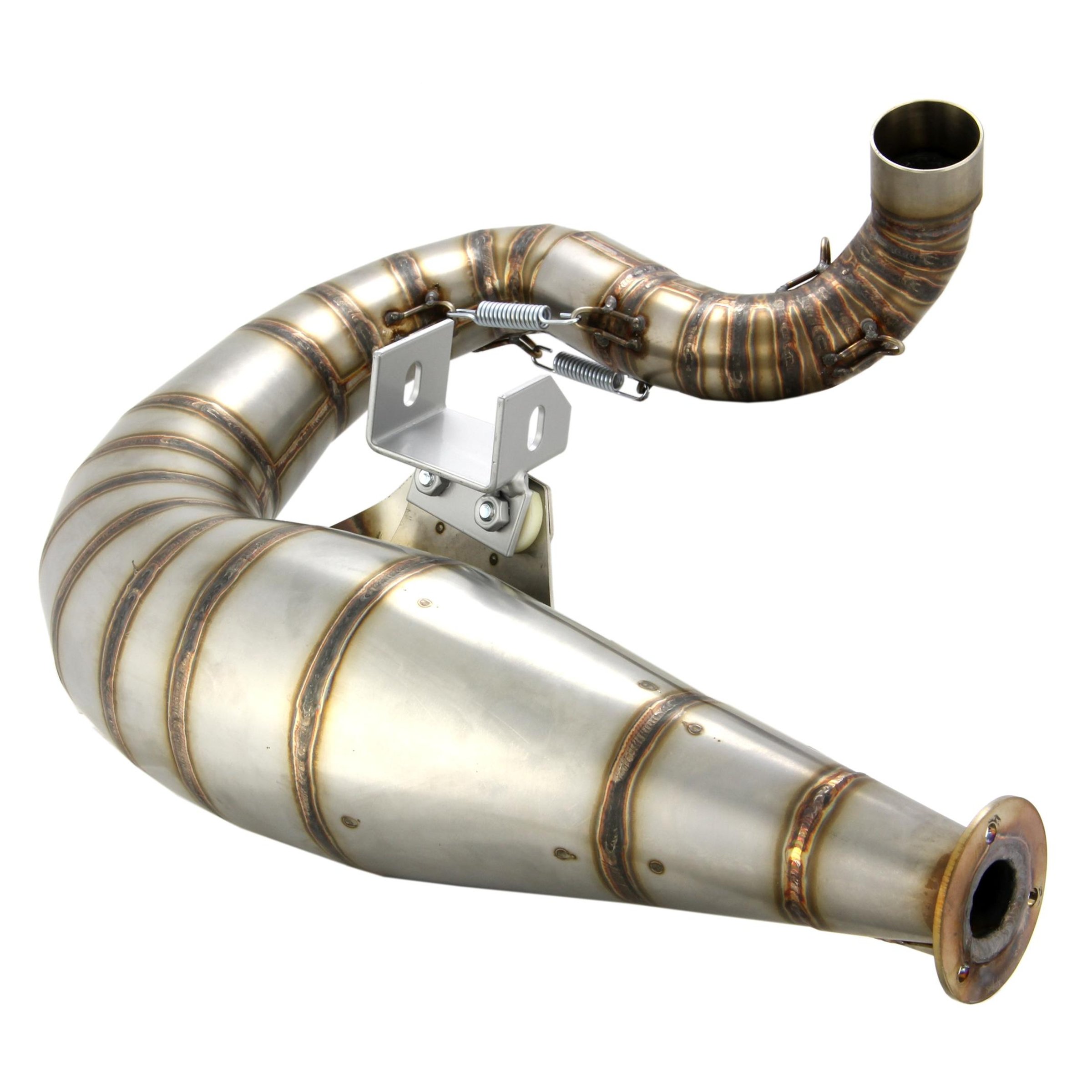 Image of Rennauspuff SIP DSE, Material: Edelstahl unlackiert für Vespa 200 Rally/P200E/PX200 E/Lusso/'98/MY/Cosa 1 200 für Vespa 200 Rally/P200E/PX200 E/Lusso/'98/MY/Cosa 1 200