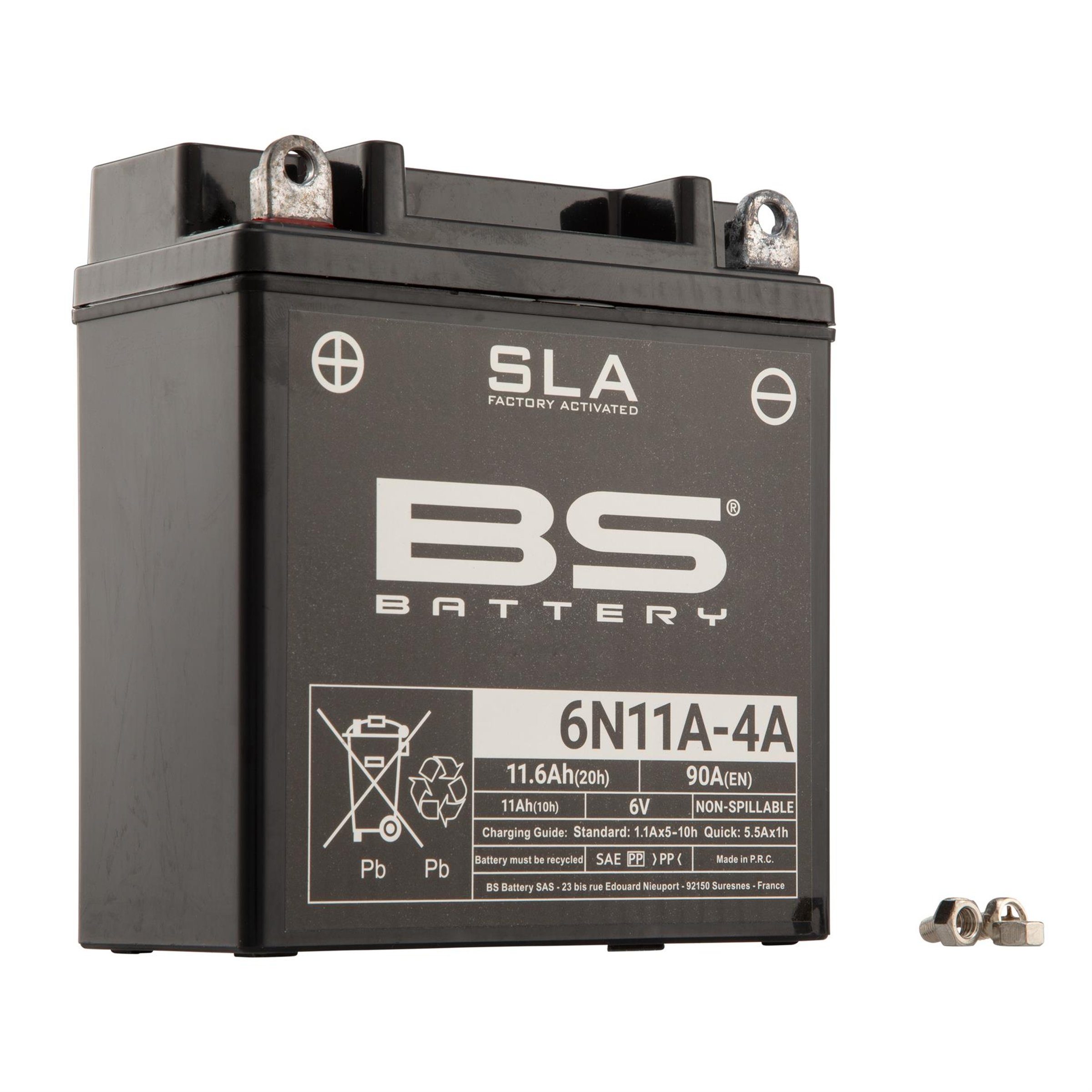 Image of Batterie BS Battery 6V/11.6Ah 90A für Vespa 150 VD/VDTS für Vespa 150 VD/VDTS