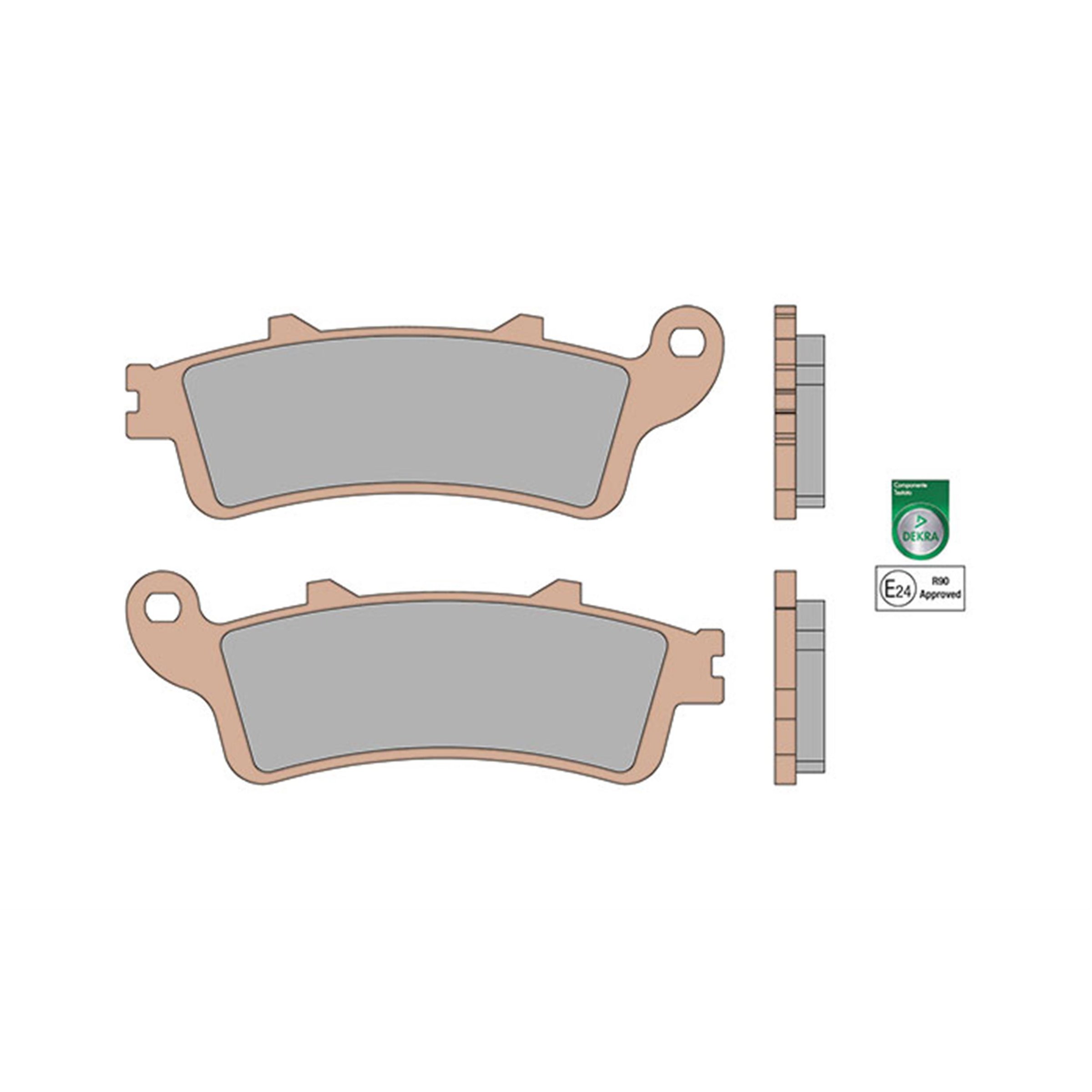 Image of Bremsbeläge MALOSSI MHR SYNT S68 6215032 für HONDA Pantheon/Jazz/Reflex für HONDA Pantheon/Jazz/Reflex