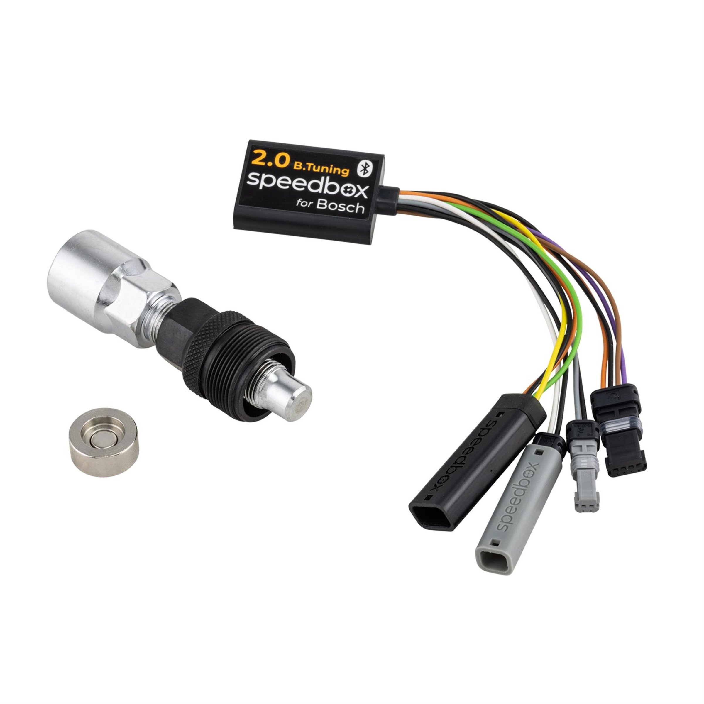 Image of Tuningmodul Set E-Bike SPEEDBOX 2.0 B.TUNING mit Kurbelabzieher für E-Bikes/Pedelecs mit Motor BOSCH Active/ Plus / Performance/ CX, -> `19, Gen2/Gen3 für E-Bikes/Pedelecs mit Motor BOSCH Active/ Plus / Performance/ CX, -> `19, Gen2/Gen3