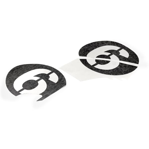 Image of Aufkleberdekorset "6" vorne & hinten 2H002049 für Vespa GTV 300ccm Sei Giorni ('17)