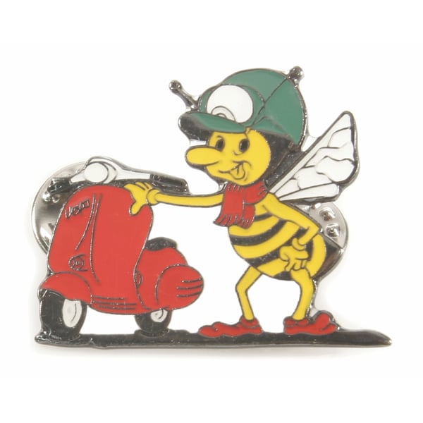 Image of Pin mit Motiv Vespa "Wespe" Motorroller