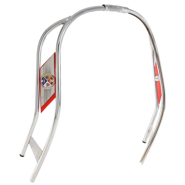 Image of Doppelschlitzrohr CUPPINI Beinschild für Vespa PX80-200/PE/Lusso/T5 Classic