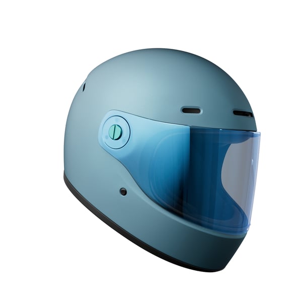 Image of Helm JOHN DOE ONE, blau matt, Gr. M, 57-58cm Integralhelm