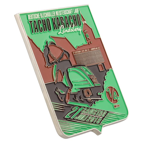 Image of Plakette Tacho Karacho 2018