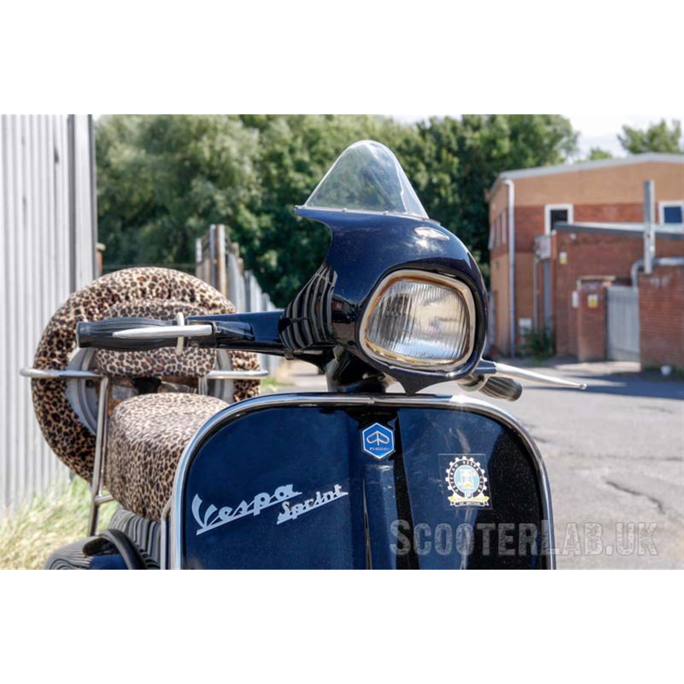 Image of Flyscreen SLUK Fireball Trapezium für Vespa 125 GT/150 GL/Sprint/180 SS für Vespa 125 GT/150 GL/Sprint/180 SS
