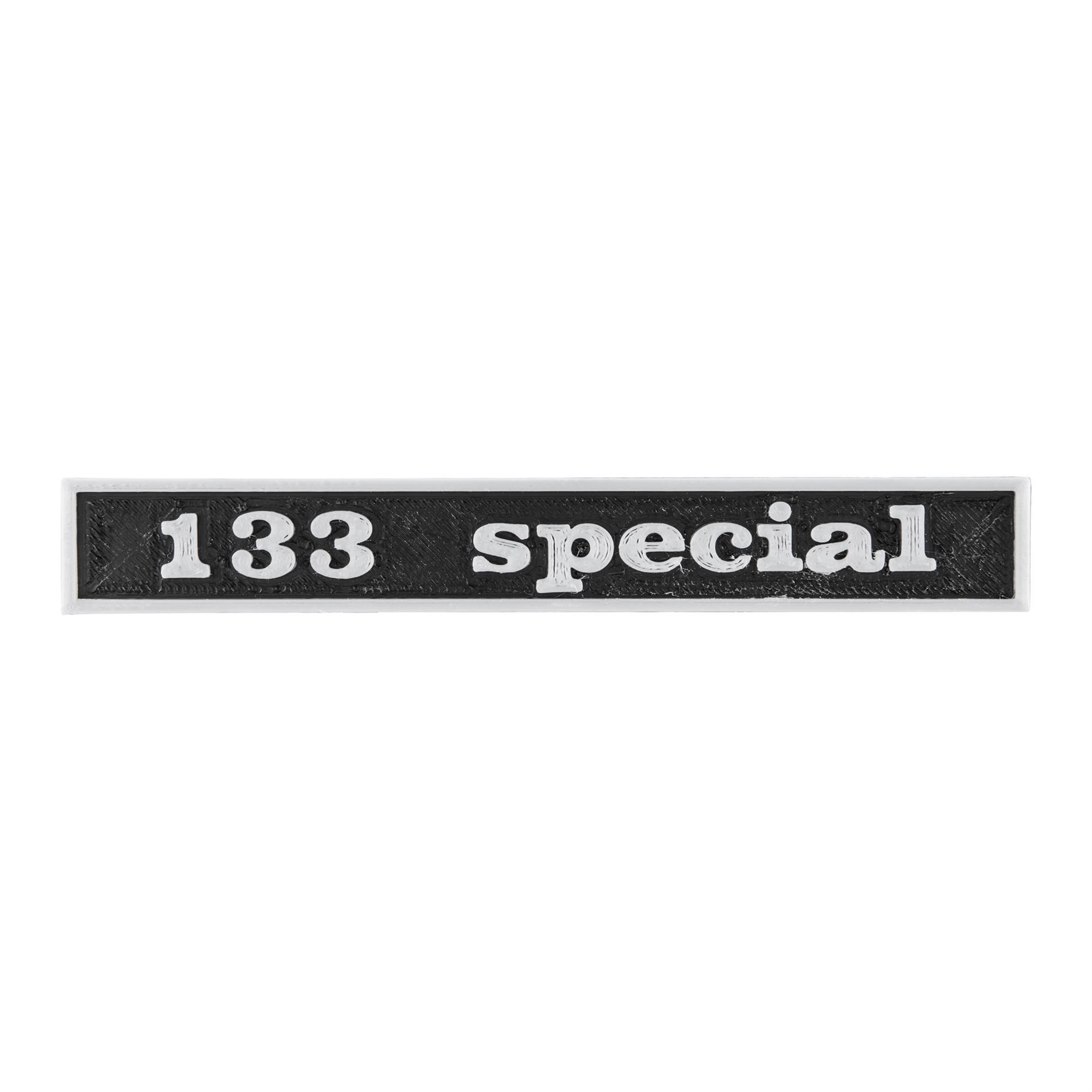 Image of Schriftzug V.TEC "133 special" Heck hinten für Vespa 50 Special , V5B1T 38640 -> V5B3T für Vespa 50 Special , V5B1T 38640 -> V5B3T